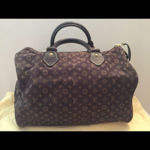 Louis Vuitton Monogram Mini Lin Speedy 30 Ebene